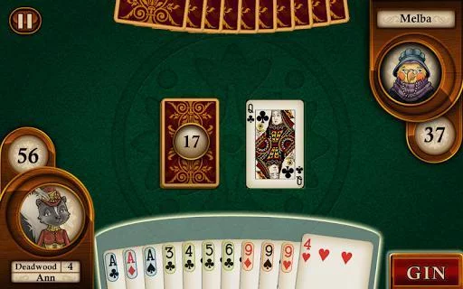 Изображение игры: Aces Gin Rummy Free