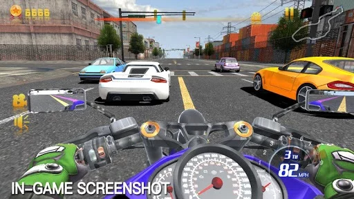 Изображение игры: Speed Moto Traffic