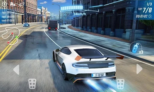 Изображение игры: Drift Car Traffic Racer