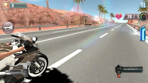 Изображение игры: Traffic Moto Race
