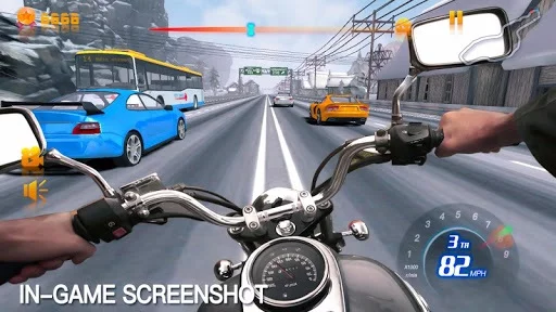 Изображение игры: Moto Speed Traffic