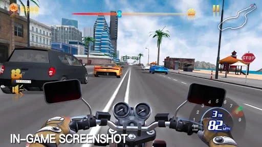 Изображение игры: Moto Speed Traffic