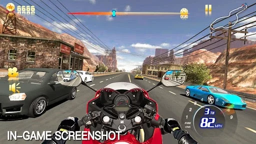 Изображение игры: Moto Speed Traffic