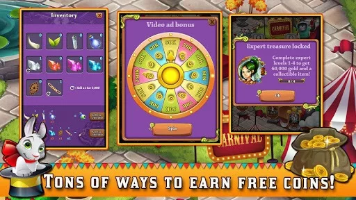 Изображение игры: Mahjong Magic: Carnival World Tour