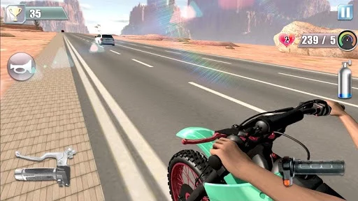 Изображение игры: Traffic Moto Race