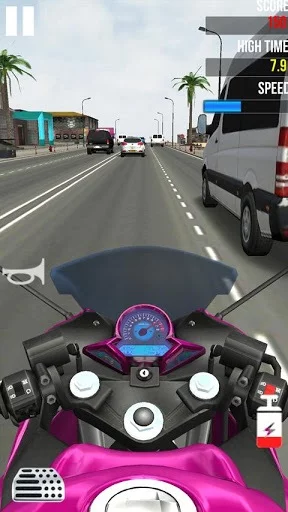 Изображение игры: Moto Speed Traffic Rider