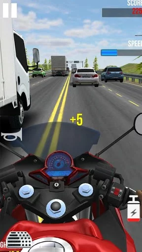 Изображение игры: Moto Speed Traffic Rider