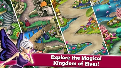 Изображение игры: Mahjong Magic Worlds: Journey of the Wood Elves
