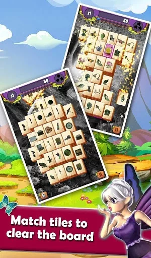Изображение игры: Mahjong Magic Worlds: Journey of the Wood Elves