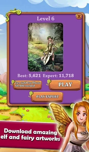 Изображение игры: Mahjong Magic Worlds: Journey of the Wood Elves