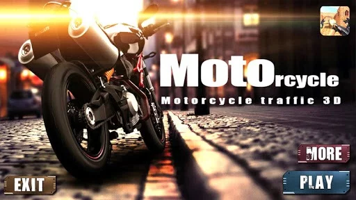 Изображение игры: Motorcycle Traffic 3D