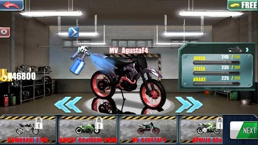 Изображение игры: Motorcycle Traffic 3D