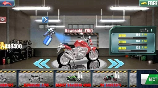 Изображение игры: Motorcycle Traffic 3D