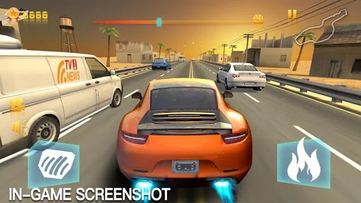 Изображение игры: Road Racer Car