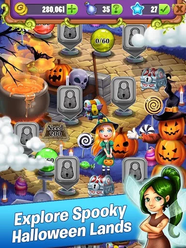 Изображение игры: Mahjong Mystery Adventure: Monster Mania