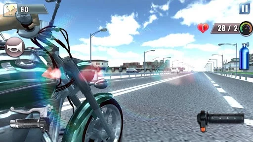 Изображение игры: Motorcycle Traffic 3D