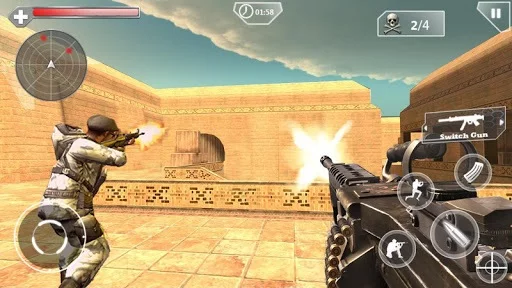 Изображение игры: Shoot Strike Gun Fire