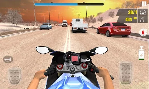 Изображение игры: Traffic Rider 3D