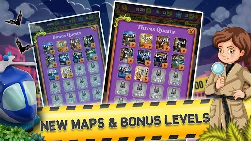 Изображение игры: Mahjong Crime Scenes: Mystery Cases