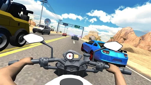 Изображение игры: Motorcycle Road Racing