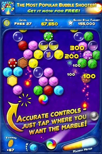 Изображение игры: Bubble Bust! HD Bubble Shooter