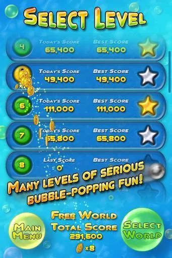 Изображение игры: Bubble Bust! HD Bubble Shooter