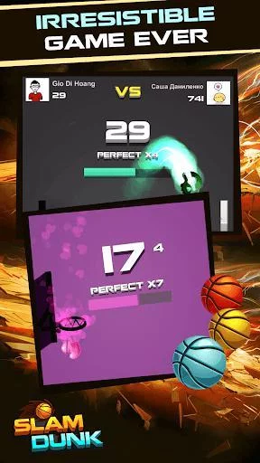 Изображение игры: Slam Dunk - Basketball game 2018