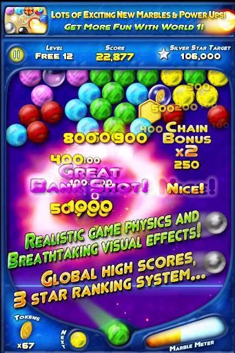 Изображение игры: Bubble Bust! HD Bubble Shooter