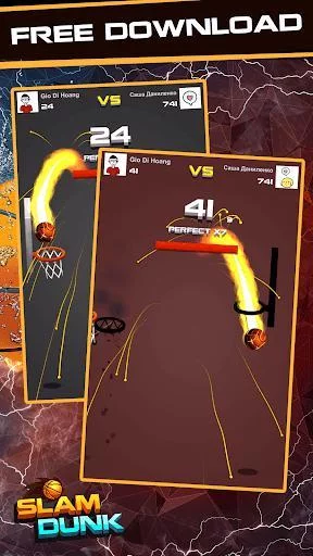 Изображение игры: Slam Dunk - Basketball game 2018