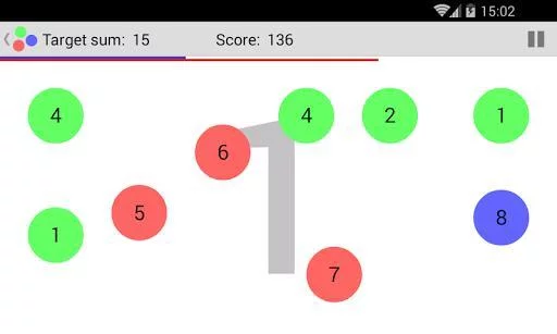 Изображение игры: Math Balls