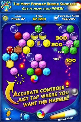 Изображение игры: Bubble Bust! HD Bubble Shooter