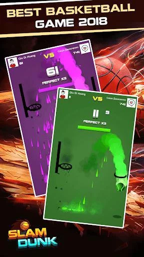 Изображение игры: Slam Dunk - Basketball game 2018