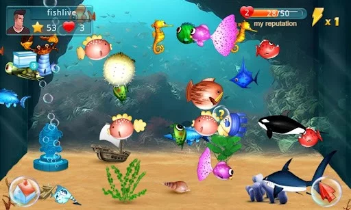 Изображение игры: Fish Live