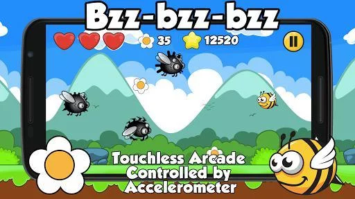 Изображение игры: Bzz-bzz-bzz Bee Racing Arcade