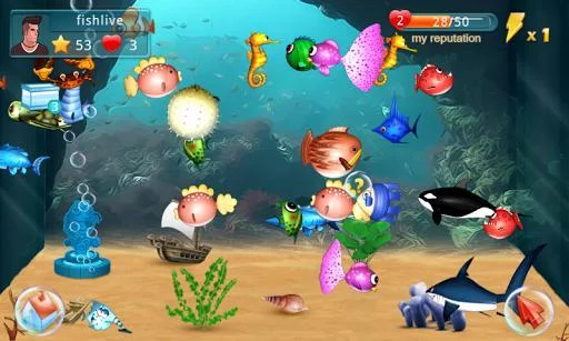 Изображение игры: Fish Live