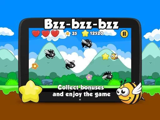 Изображение игры: Bzz-bzz-bzz Bee Racing Arcade