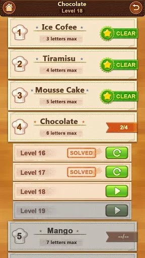 Изображение игры: Word Cafe - A Crossword Puzzle