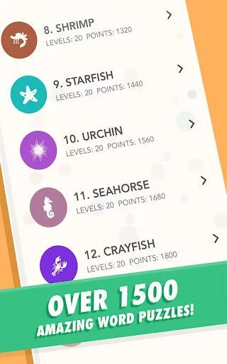 Изображение игры: WordBubbles