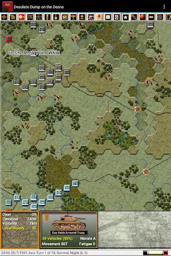 Изображение игры: Panzer Campaigns- Smolensk '41