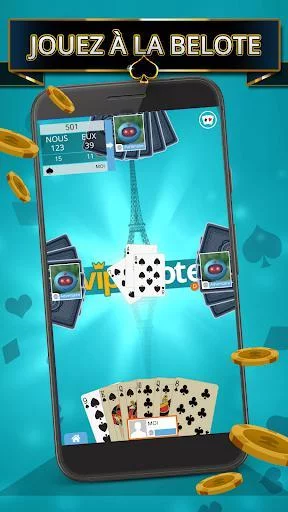 Изображение игры: Belote Offline