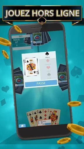Изображение игры: Belote Offline