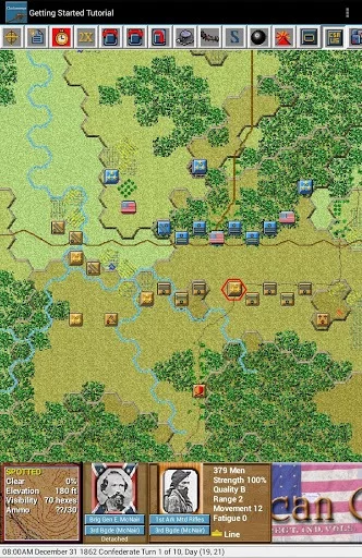 Изображение игры: Civil War Battles- Chickamauga