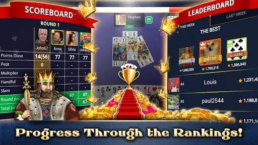 Изображение игры: VIP Tarot - Free French Tarot Online Card Game