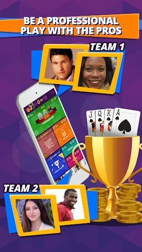 Изображение игры: Spades - Free Spades online plus real multiplayer