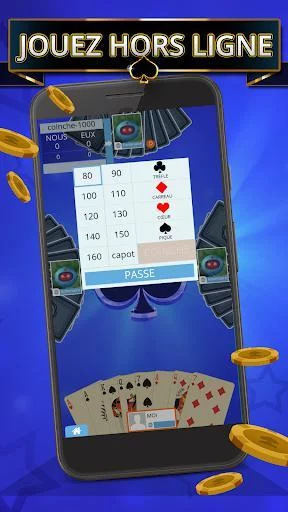 Изображение игры: Coinche Offline