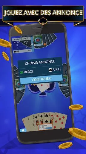 Изображение игры: Coinche Offline
