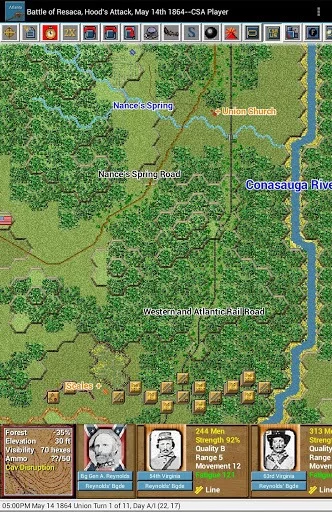 Изображение игры: Civil War Battles - Atlanta