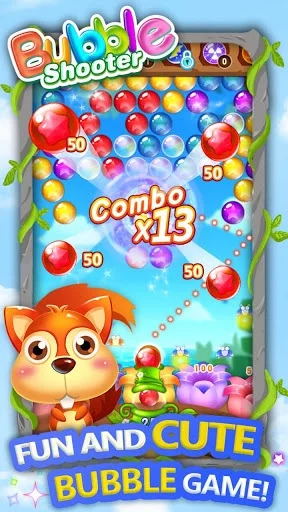 Изображение игры: Bubble Shooter: Bubble Pet, Shoot & Pop Bubbles
