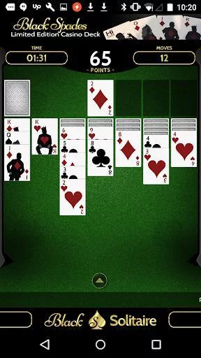 Изображение игры: The Black Solitaire Game