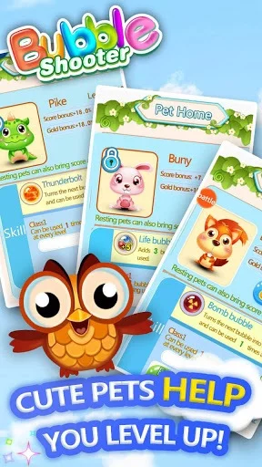 Изображение игры: Bubble Shooter: Bubble Pet, Shoot & Pop Bubbles